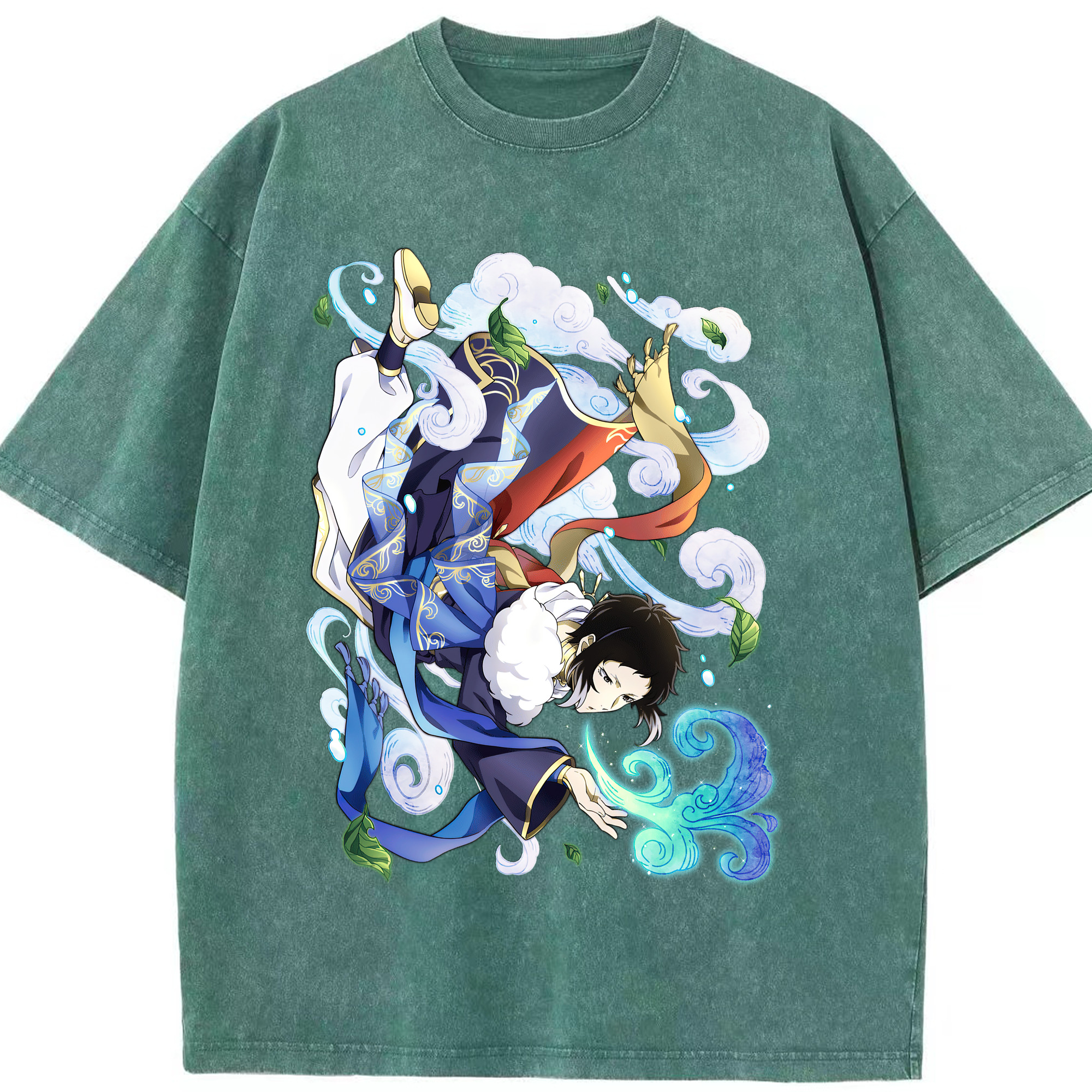 （画像用） 文豪ストレイドッグス Bungo Stray Dogs 綿100% ヴィンテージ風 半袖Tシャツ（フロントプリント）